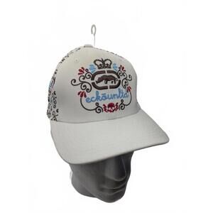 Ecko Unlimited Baseball Hat Fitted FlexFit Small Medium Embroidered